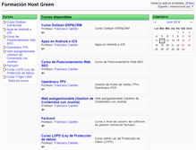 Tablet Screenshot of formacion.hostgreen.com